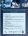 Western Journal of Emergency Medicine封面
